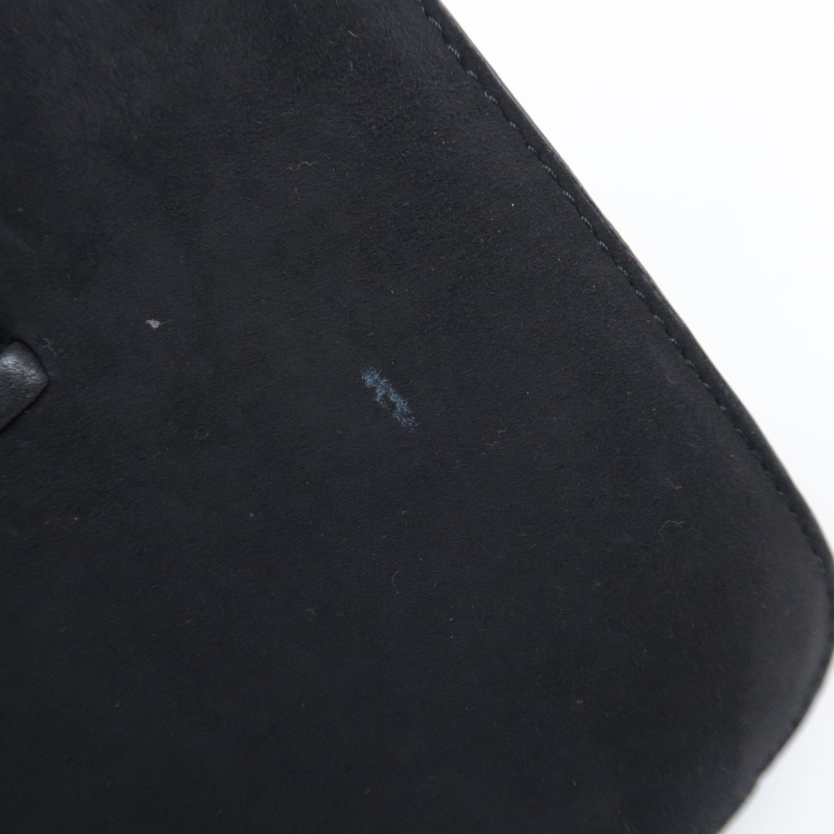 LOEWE Anagram Charm Suede Shoulder Bag