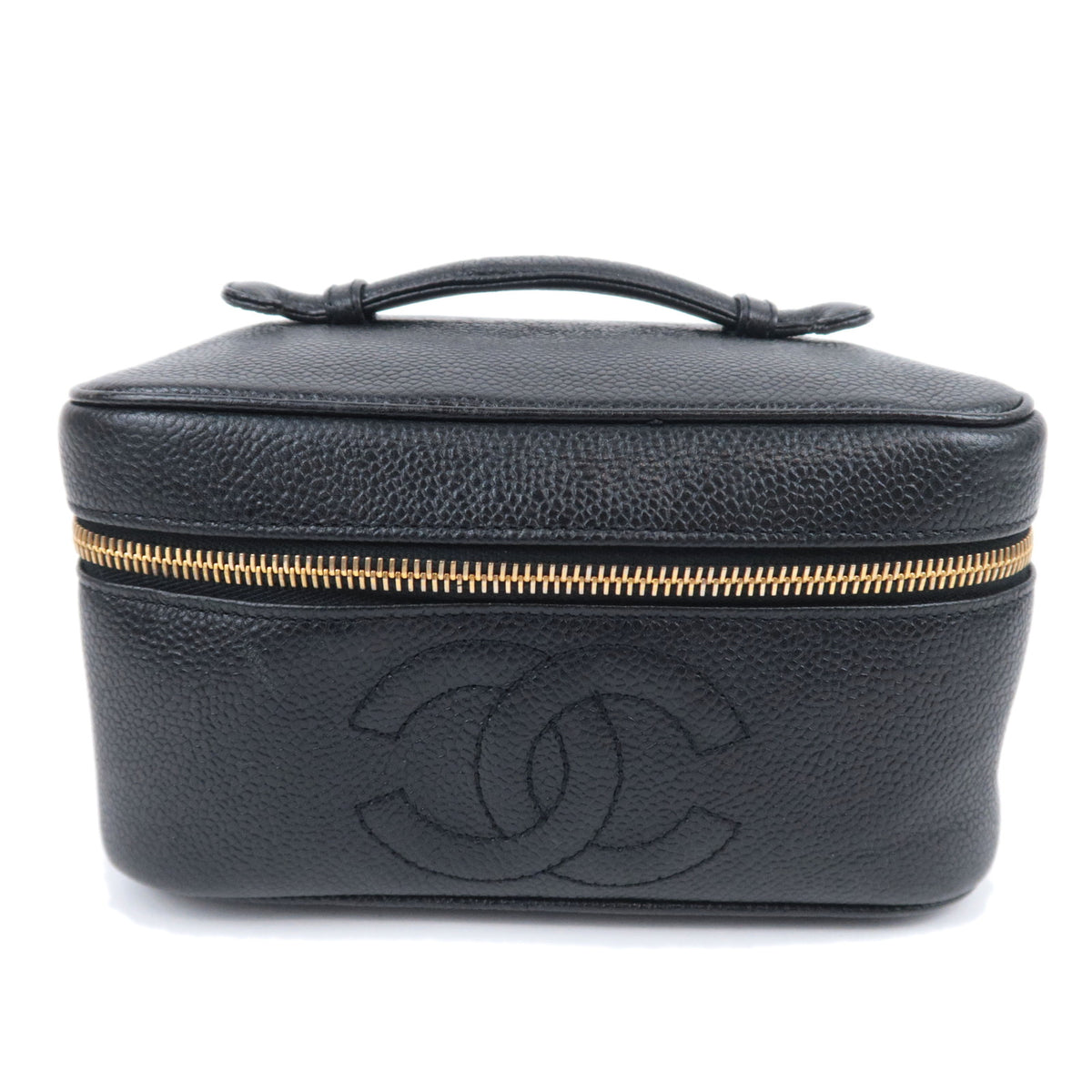 CHANEL Coco Mark Vanity Bag Caviarskin A0199793110