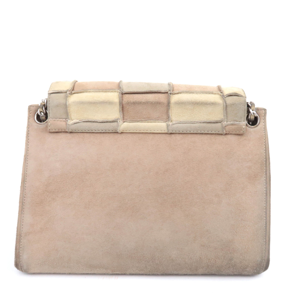 CHANEL 2.55 Suede Chain Shoulder Bag