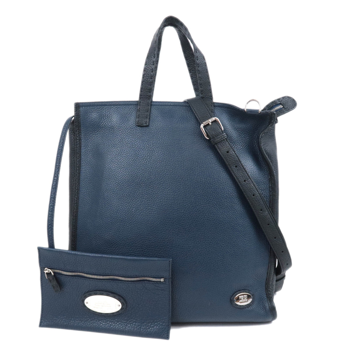 FENDI Selleria 2Way Leather Handbag93118