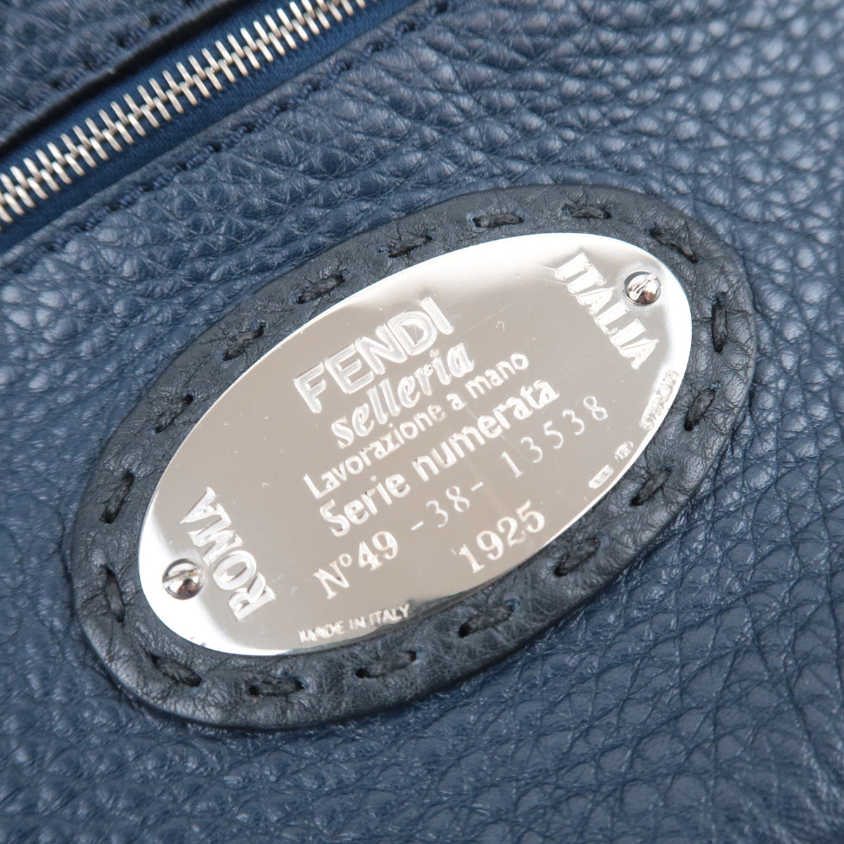 FENDI Selleria 2Way Leather Handbag