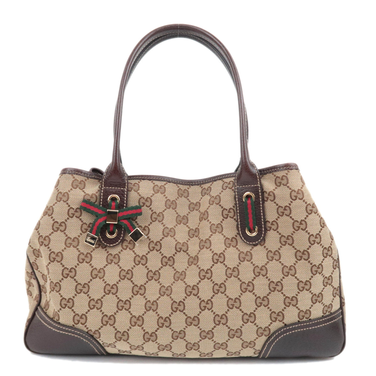 GUCCI Princy Sherry GG Canvas Tote Bag 16380593144
