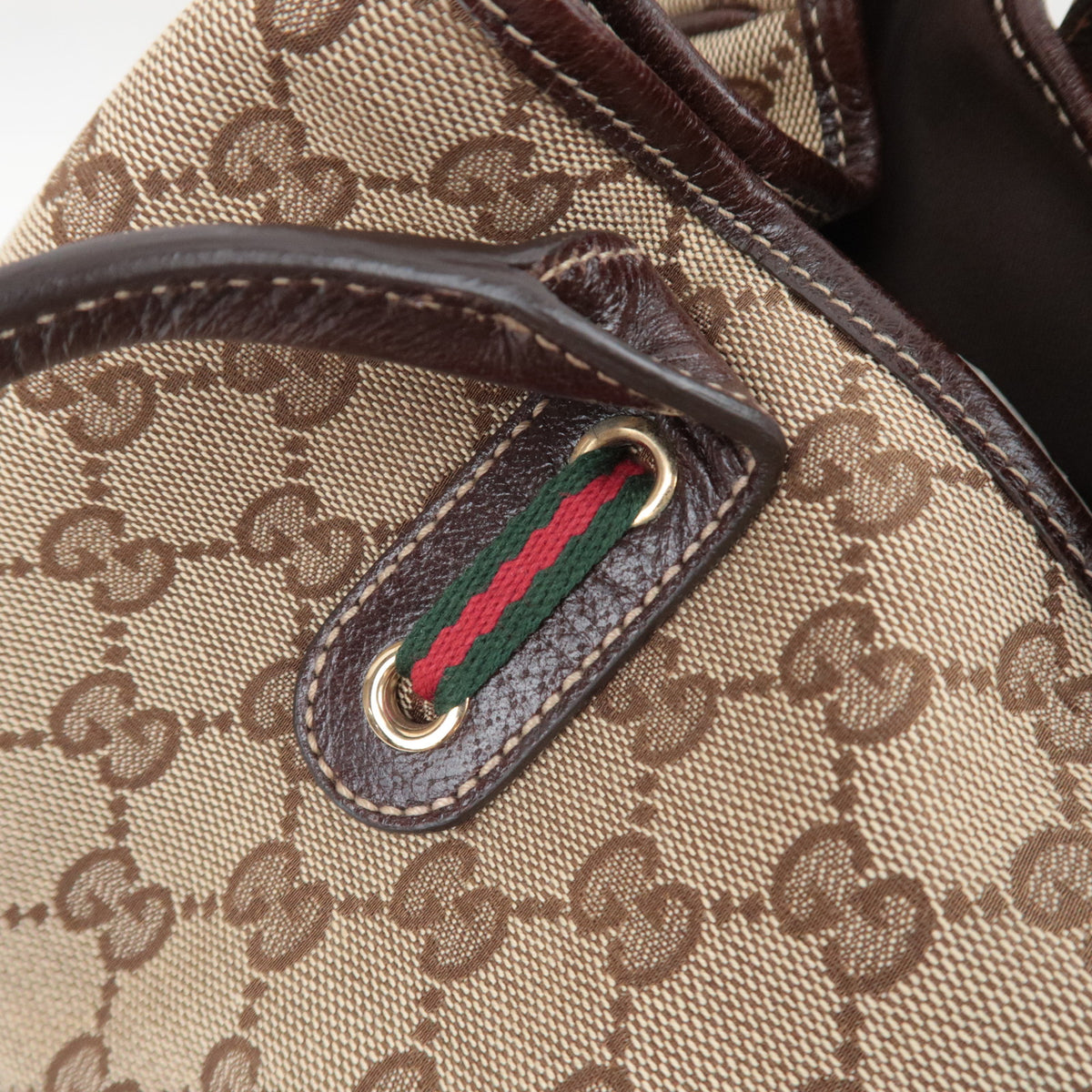 GUCCI Princy Sherry GG Canvas Tote Bag 163805