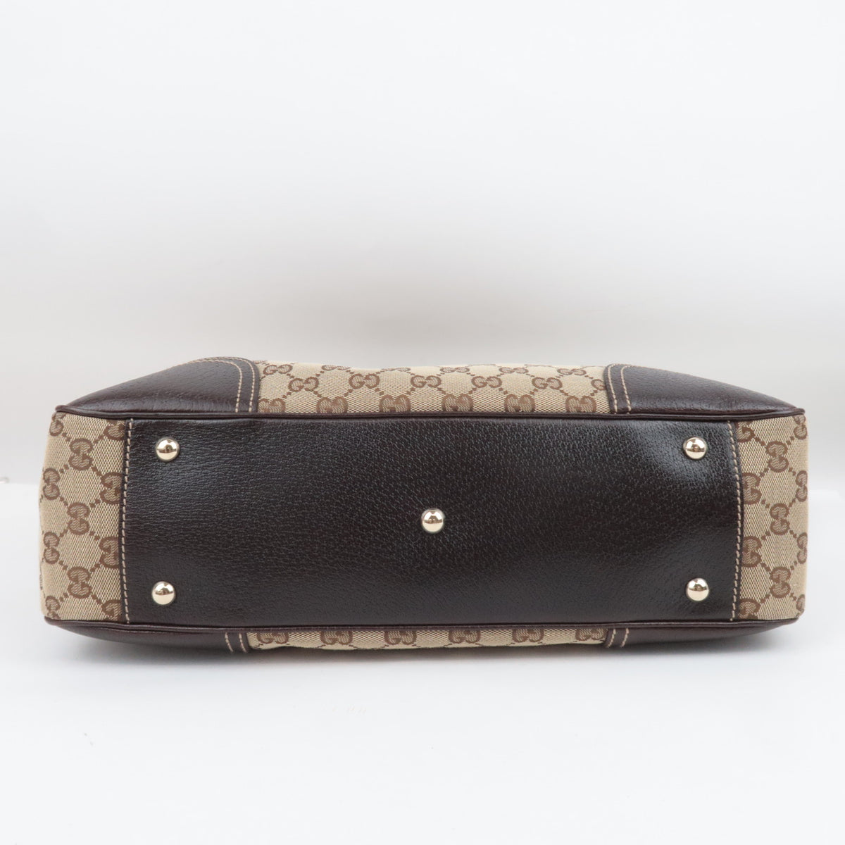 GUCCI Princy Sherry GG Canvas Tote Bag 163805