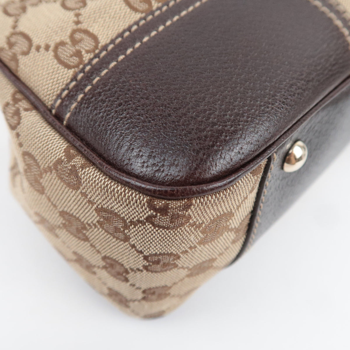 GUCCI Princy Sherry GG Canvas Tote Bag 163805