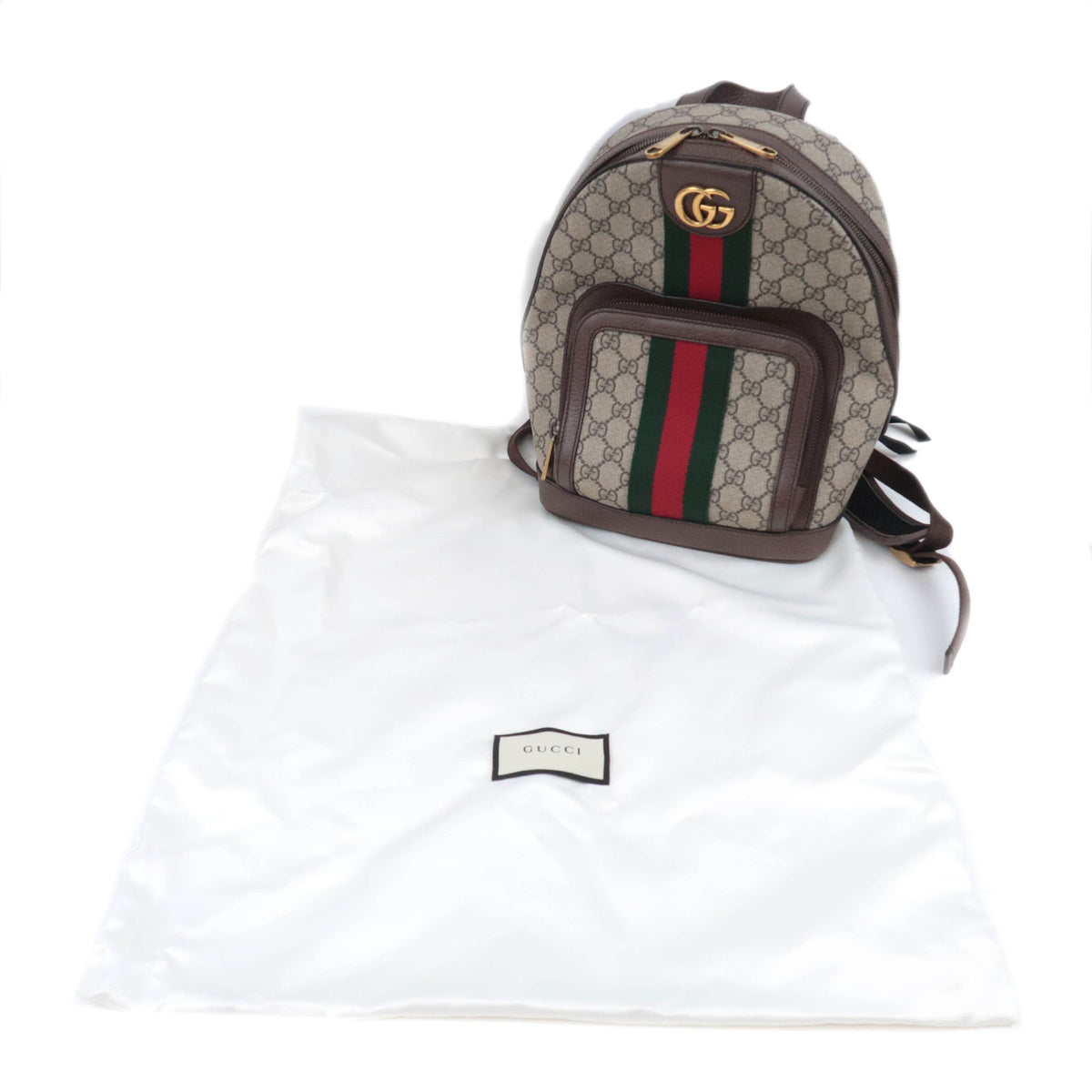 GUCCI Ophidia Sherry GG Supreme Backpack 547965