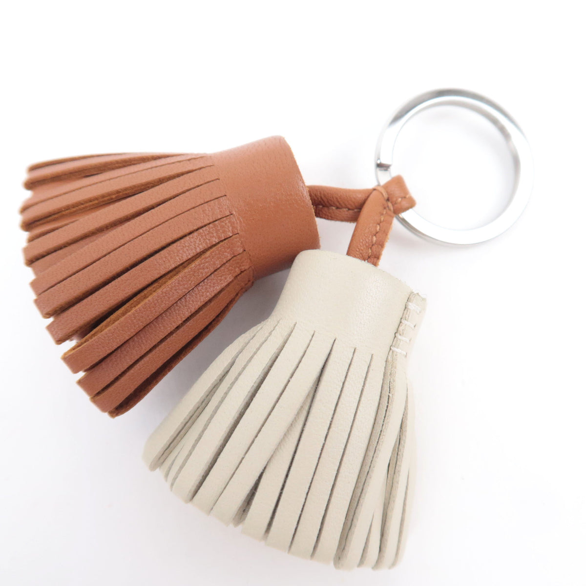 HERMES Carmen Uno Dos Keyring Bag Charm