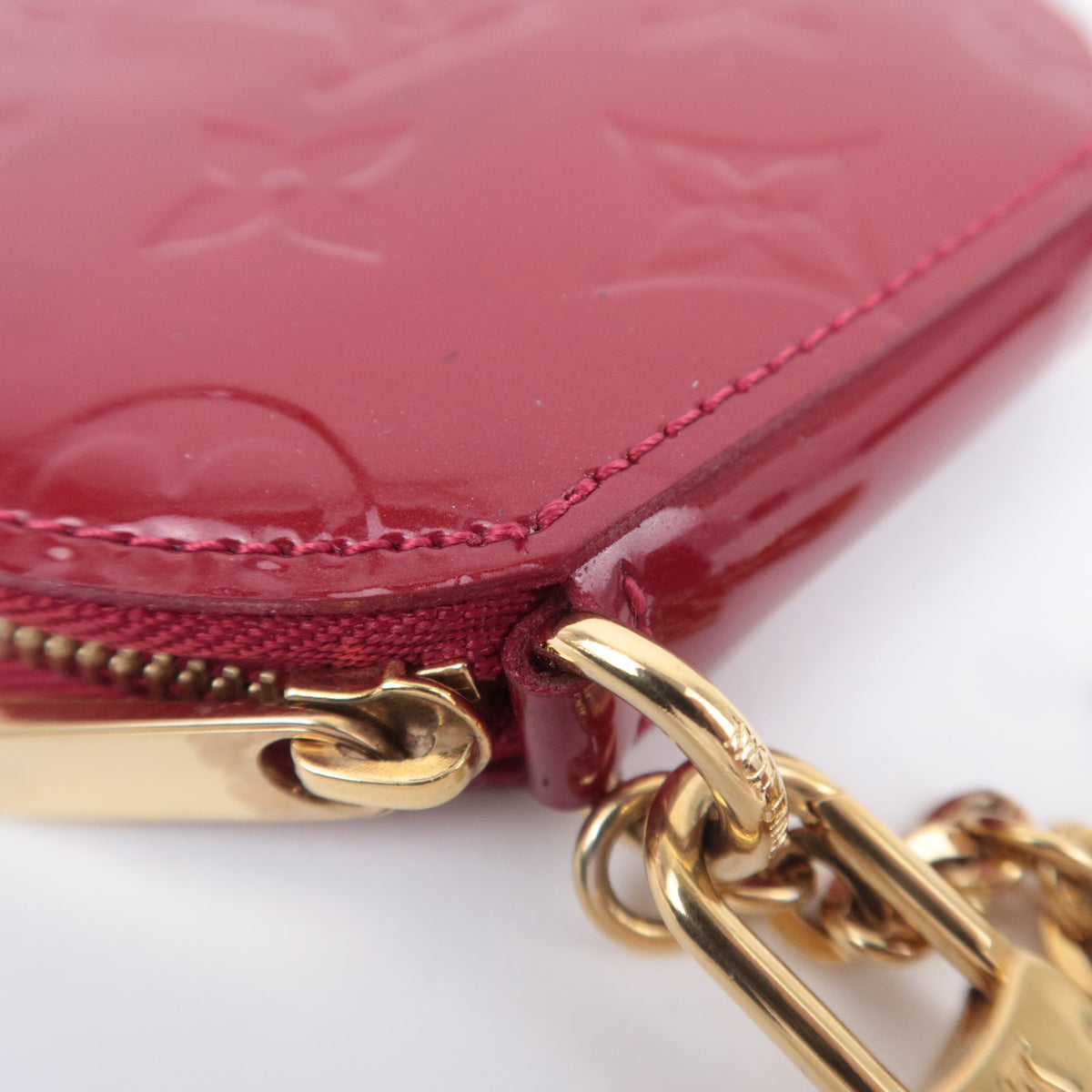 Louis Vuitton Monogram Vernis Porte Monnaie Chapeau Coin Case M91417