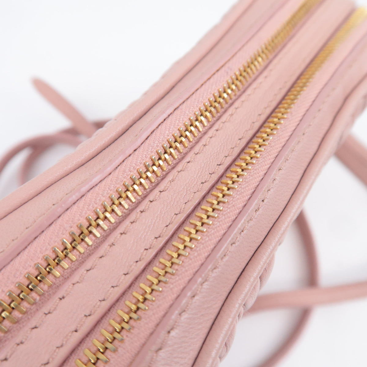 MIU MIU Matelasse Leather Small Shoulder Bag