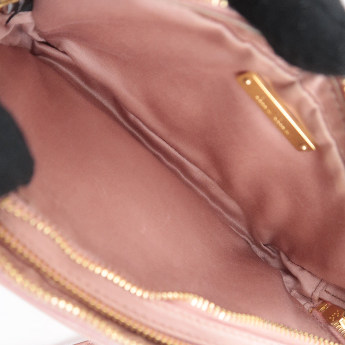 MIU MIU Matelasse Leather Small Shoulder Bag
