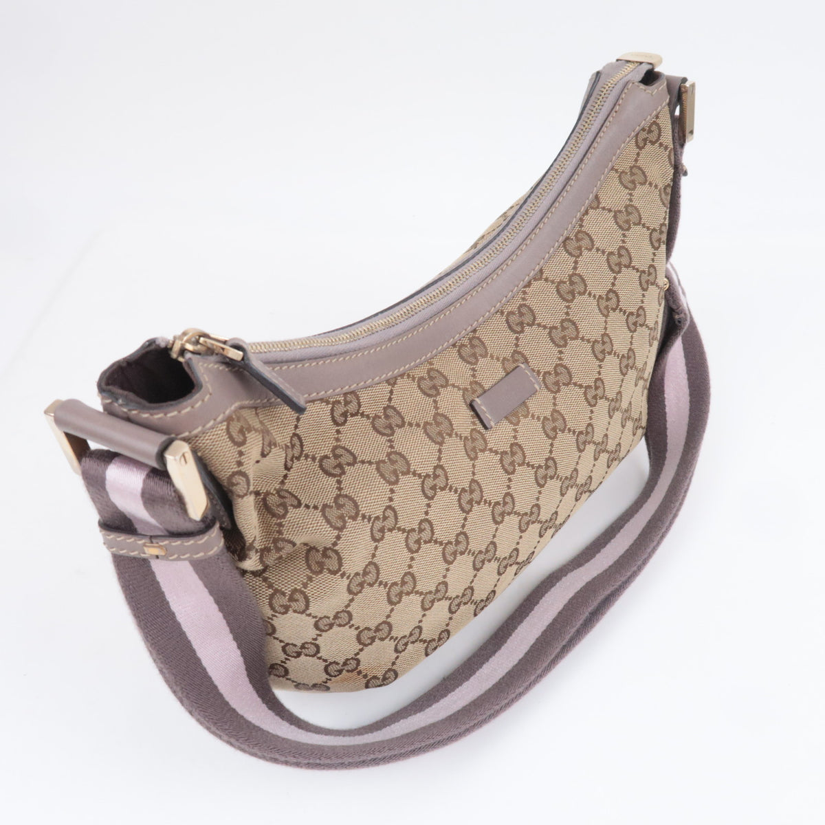 GUCCI GG Canvas Hobo Shoulder Bag 181092