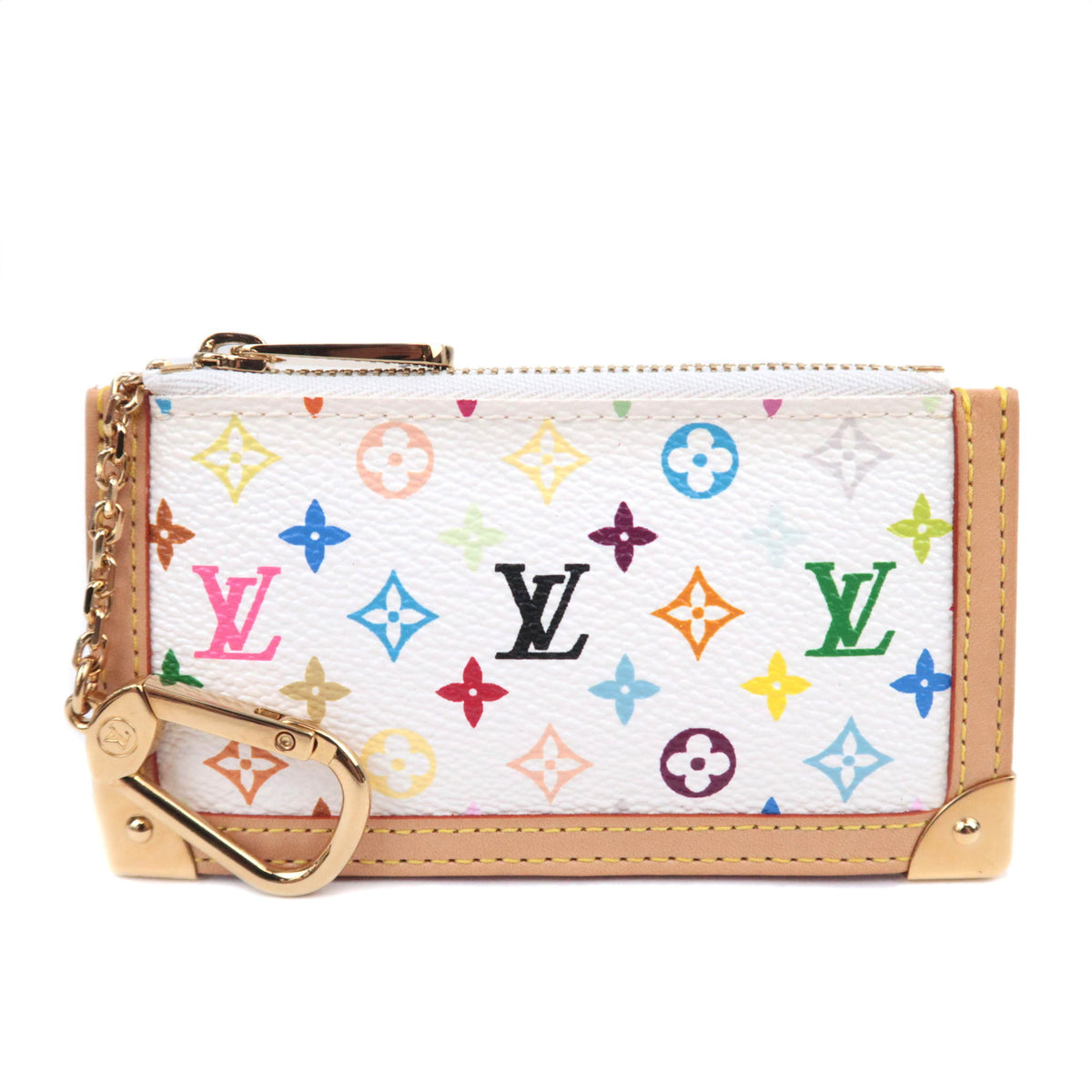 Louis Vuitton Monogram Multicolor Pochette Cles Coin Case M9265593238
