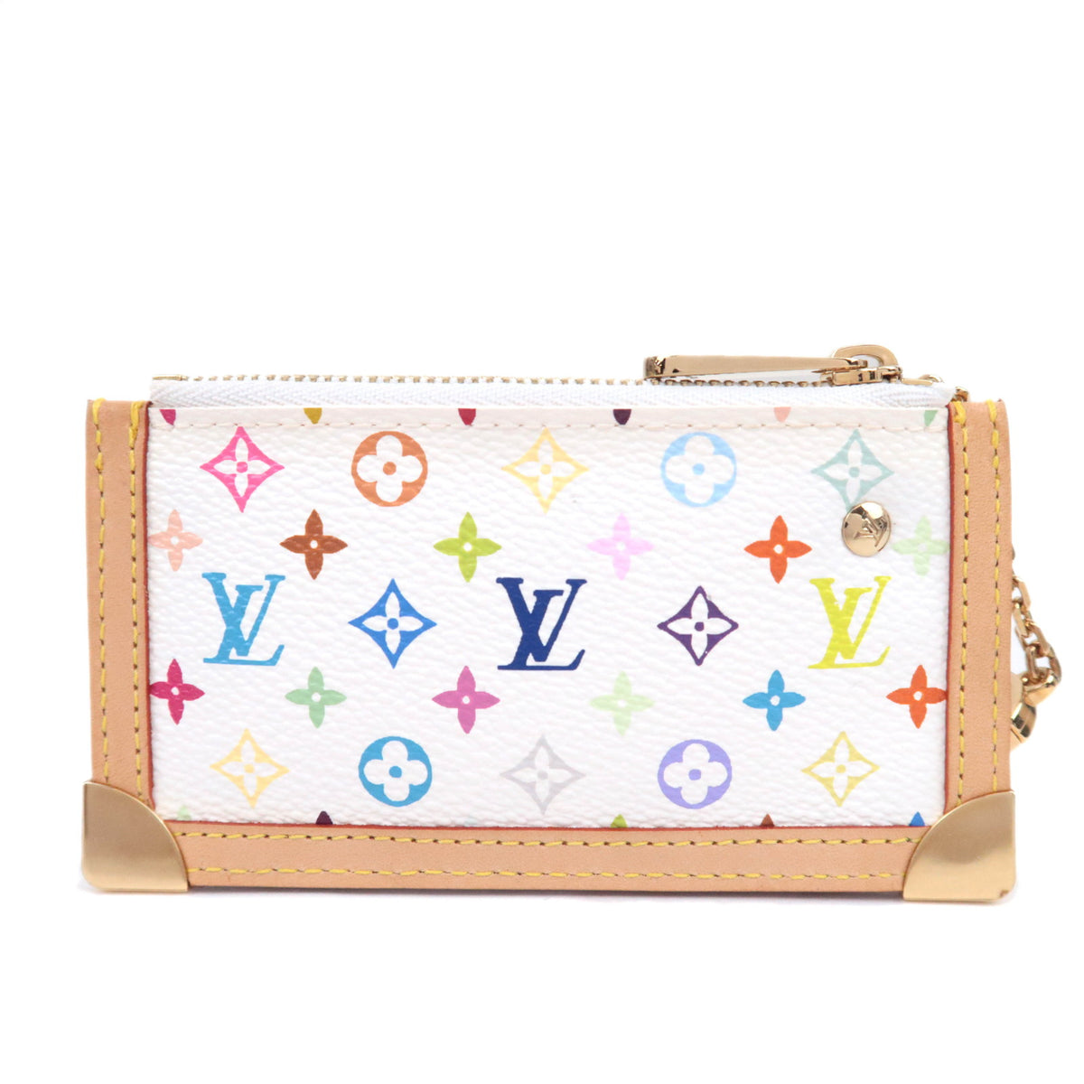 Louis Vuitton Monogram Multicolor Pochette Cles Coin Case M92655