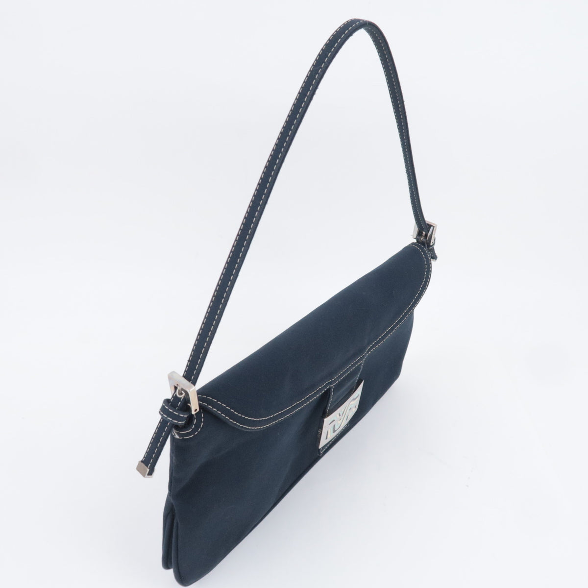 FENDI Marble Canvas Shoulder Bag 26796