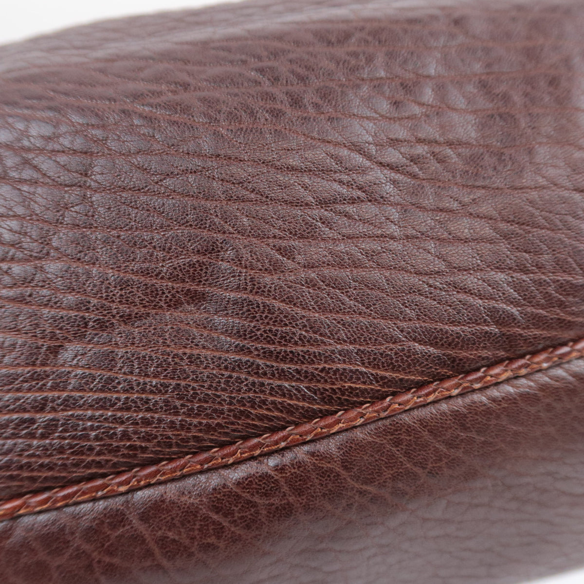 FENDI Mini Spy Bag Leather Handbag Brown 8BL078