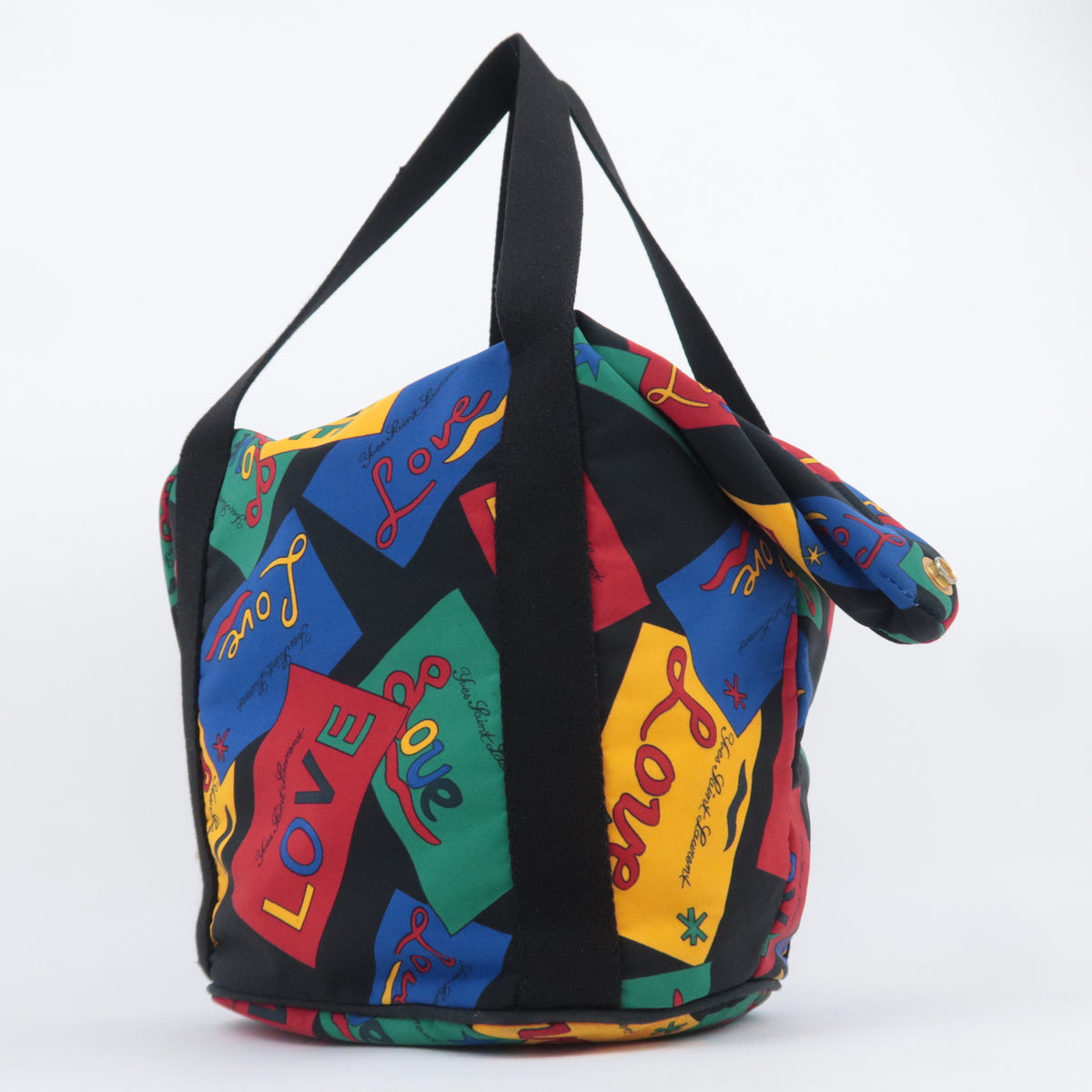 SAINT LAURENT YSL "LOVE" Print Shoulder Bag