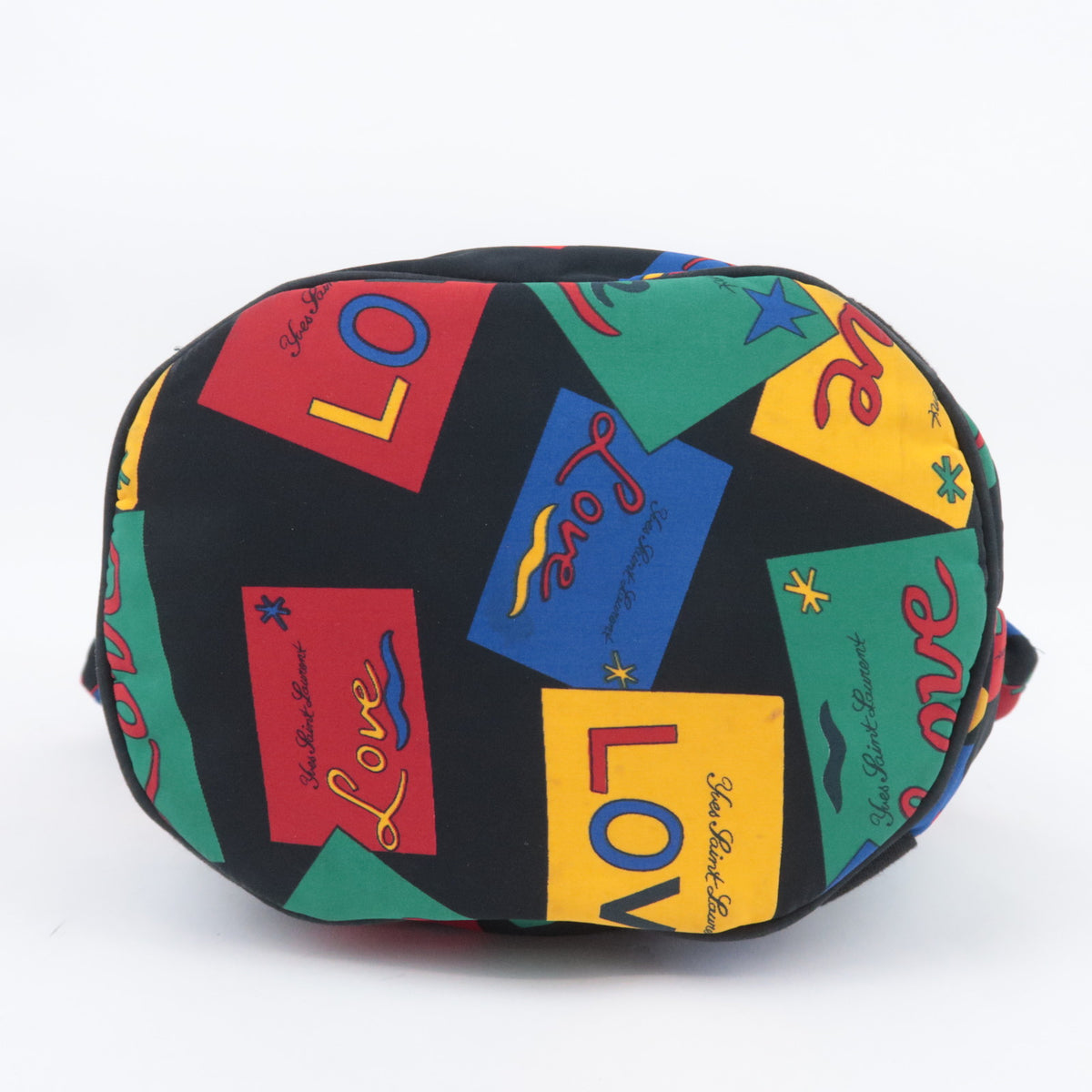 SAINT LAURENT YSL "LOVE" Print Shoulder Bag