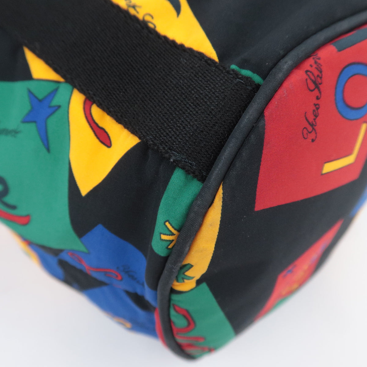 SAINT LAURENT YSL "LOVE" Print Shoulder Bag
