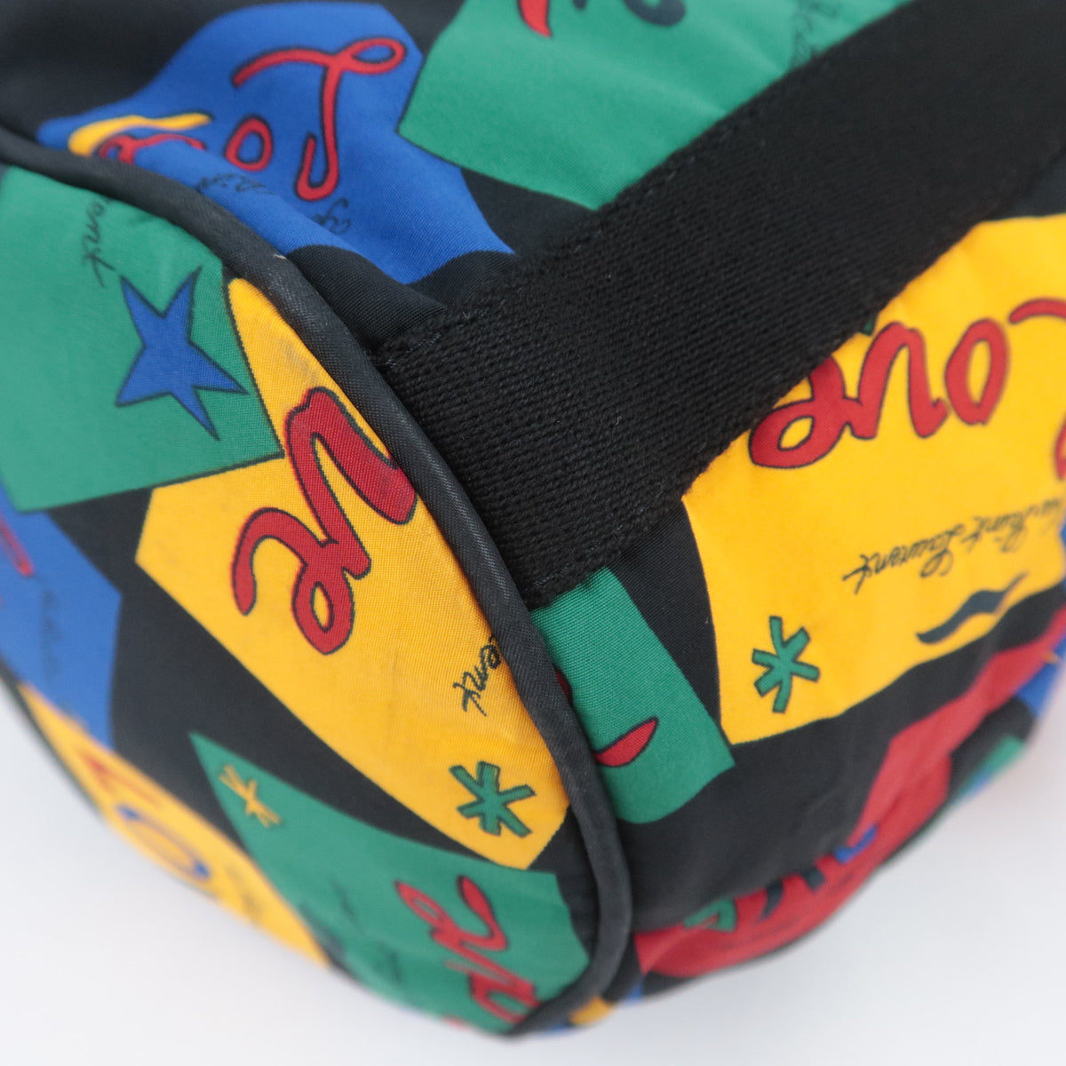 SAINT LAURENT YSL "LOVE" Print Shoulder Bag