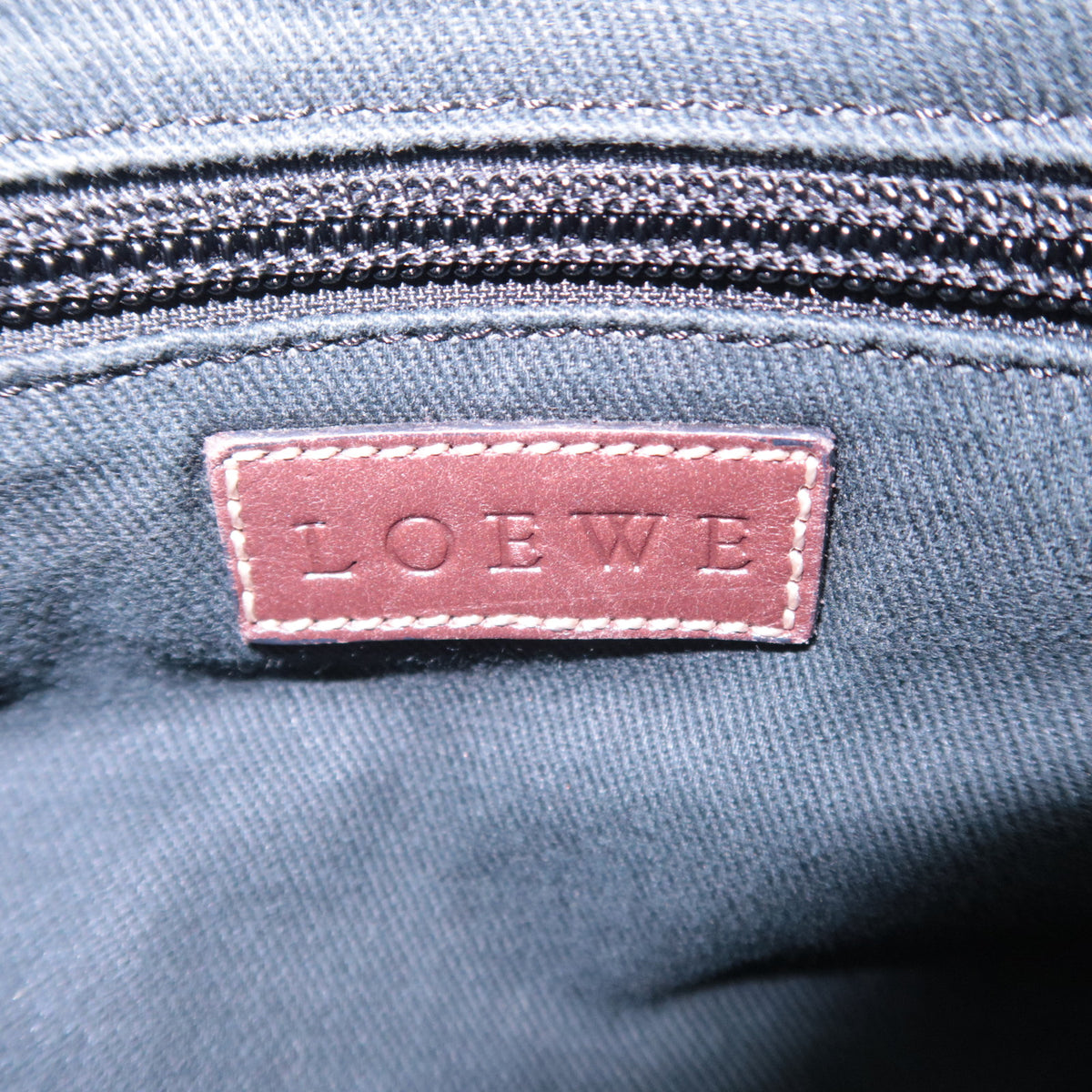 LOEWE Repeat Anagram Denim Tote Bag