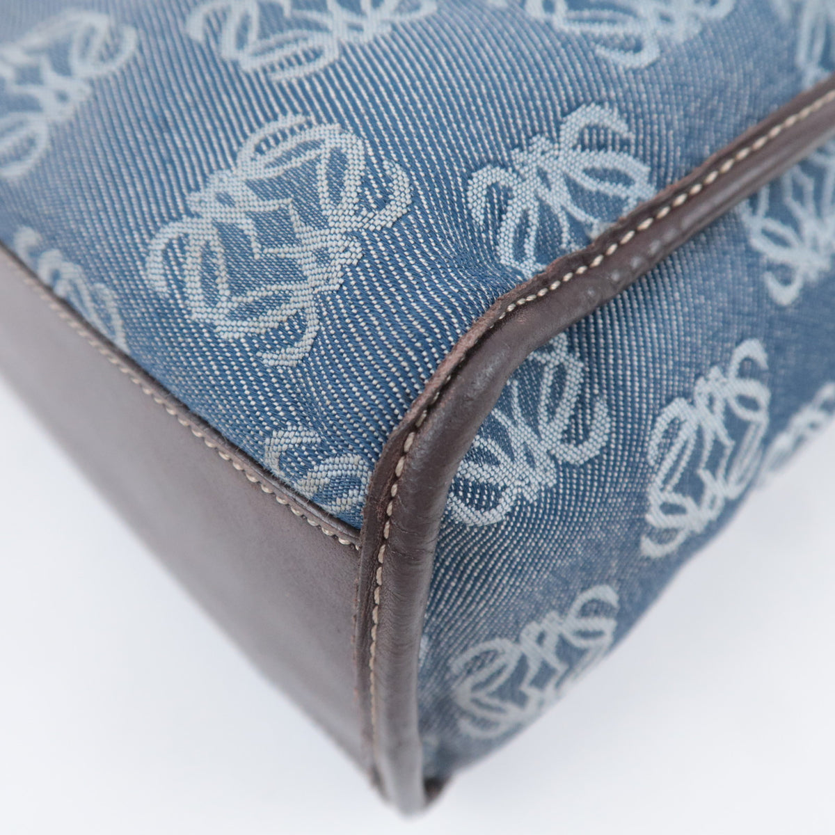 LOEWE Repeat Anagram Denim Tote Bag
