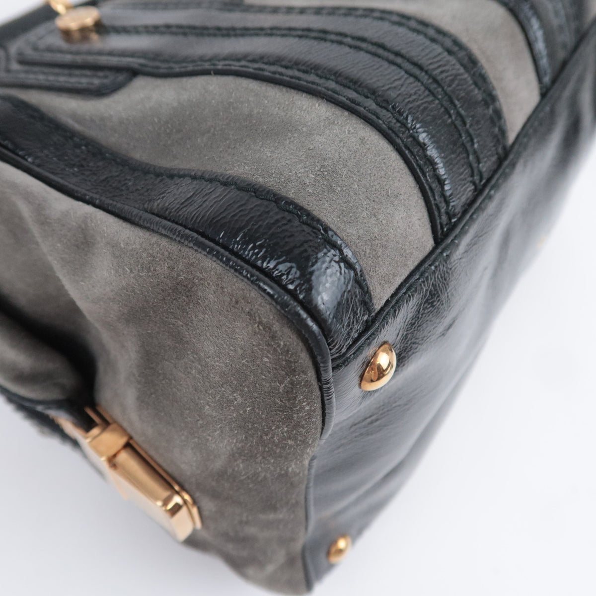 GUCCI Hysteria Aviatrix Suede Boston 186235