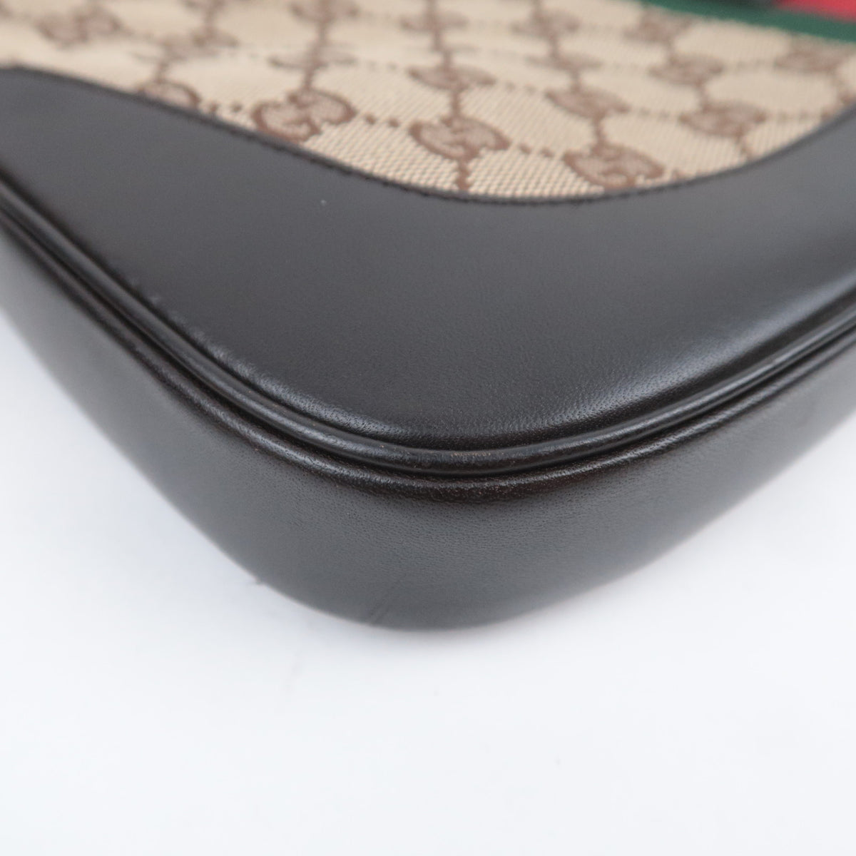 GUCCI Sherry Jackie GG Canvas Shoulder Bag 00963