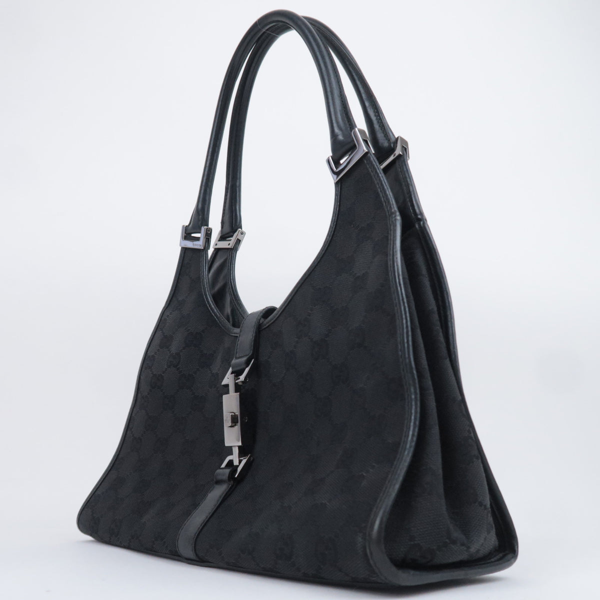 GUCCI Jackie GG Canvas Shoulder Bag 01719