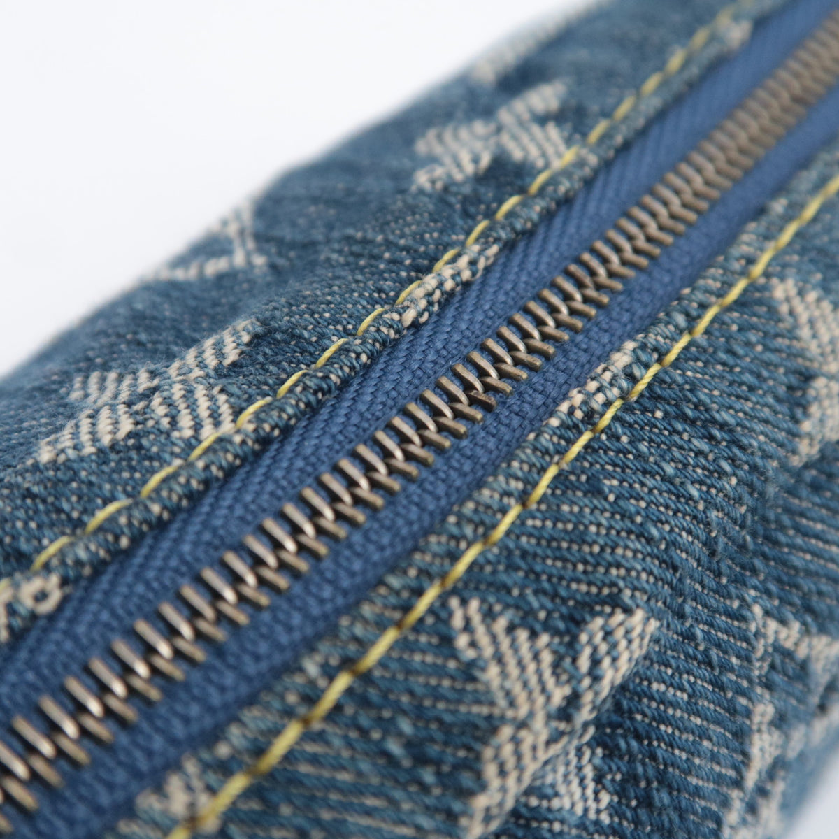 Louis Vuitton Monogram Denim Trousse Speedy GM Pouch M95081