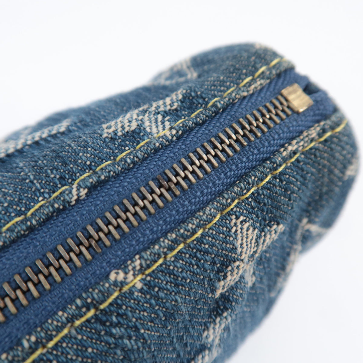 Louis Vuitton Monogram Denim Trousse Speedy GM Pouch M95081