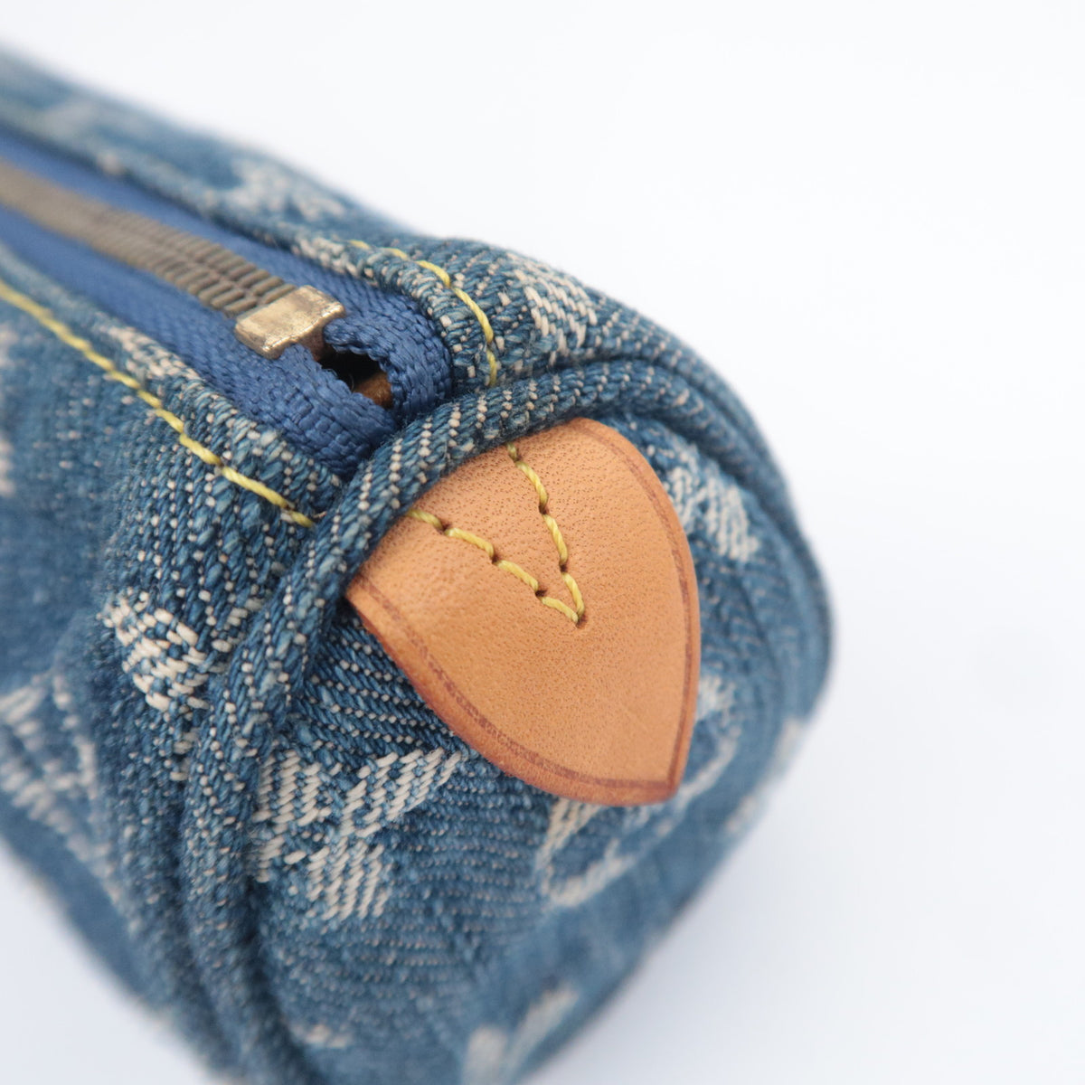 Louis Vuitton Monogram Denim Trousse Speedy GM Pouch M95081
