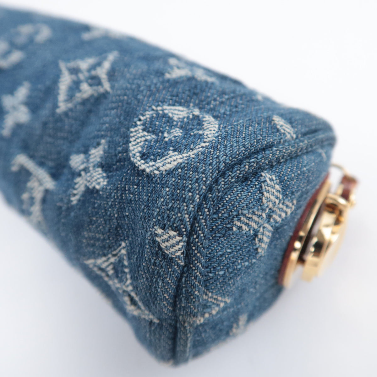 Louis Vuitton Monogram Denim Trousse Speedy GM Pouch M95081