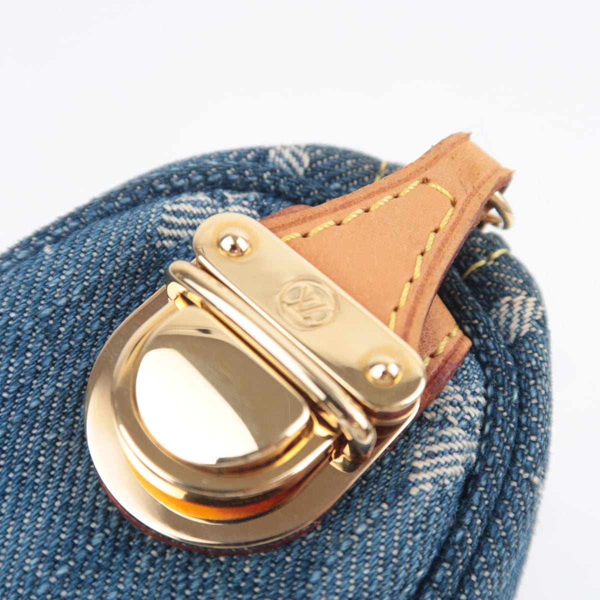 Louis Vuitton Monogram Denim Trousse Speedy GM Pouch M95081