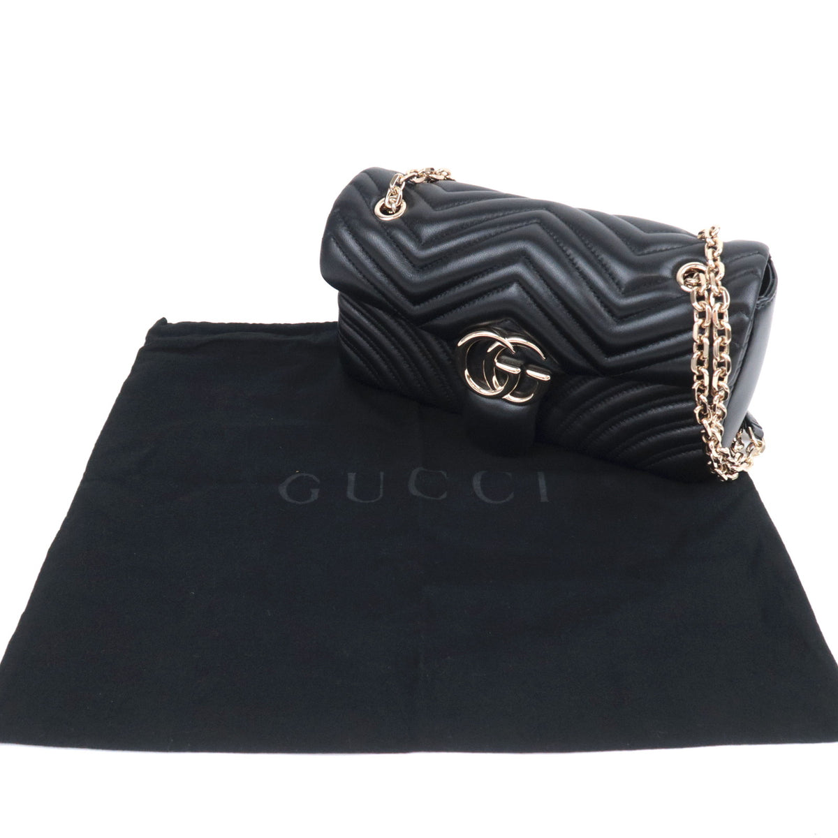 GUCCI GG Marmont Medium Chain Shoulder Bag 837267