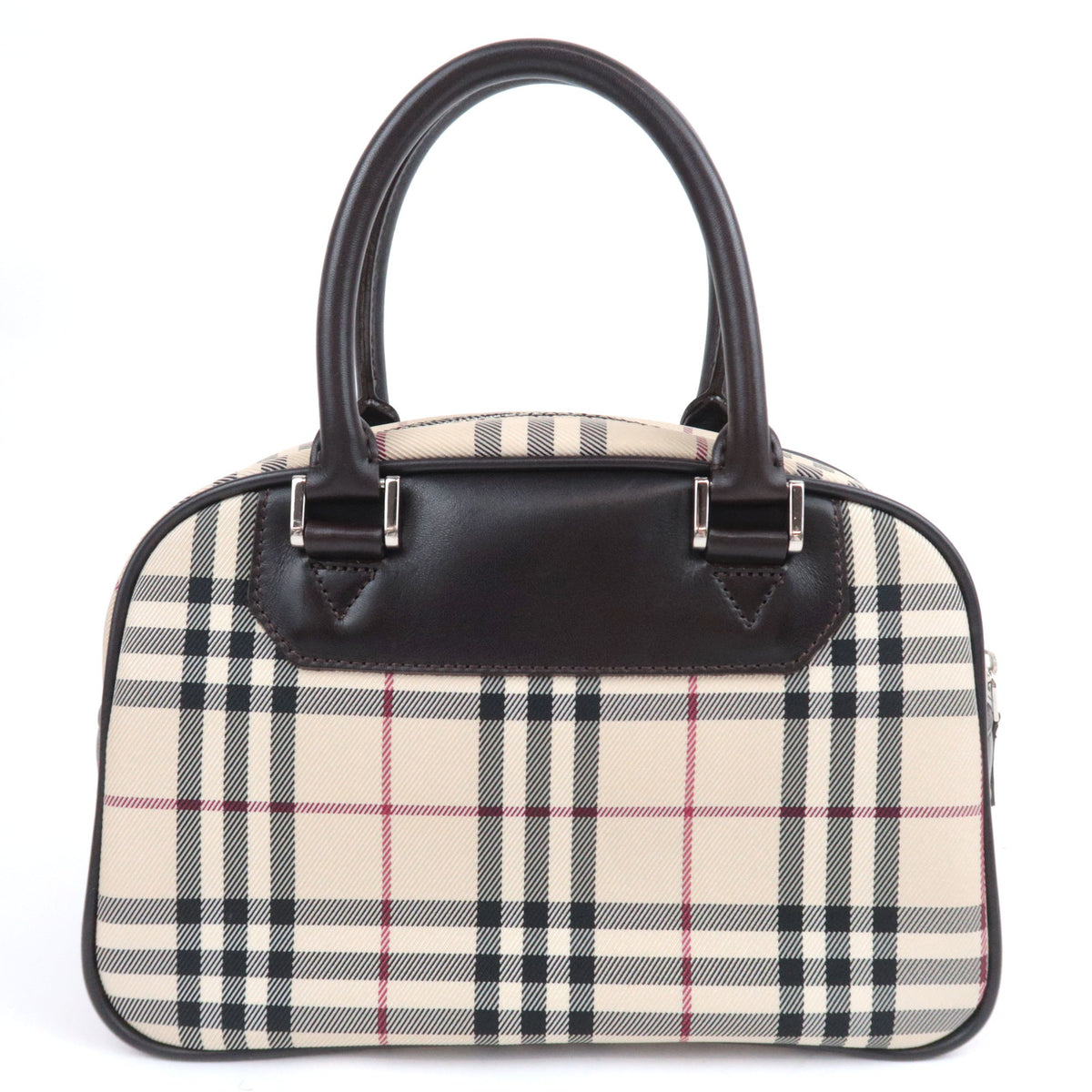 BURBERRY Nova Plaid Small Handbag