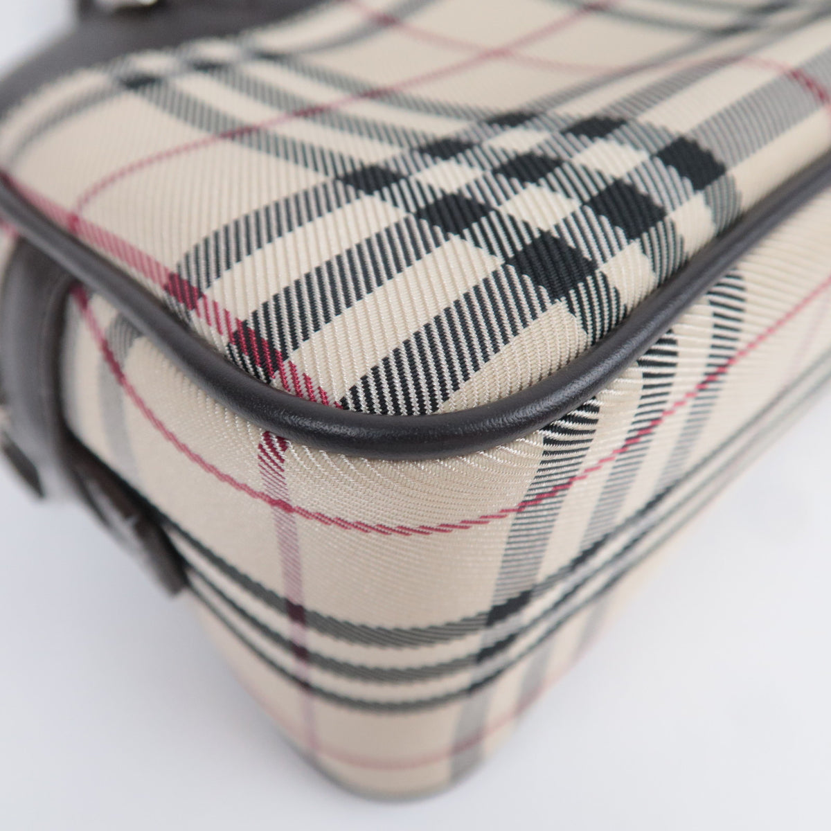 BURBERRY Nova Plaid Small Handbag