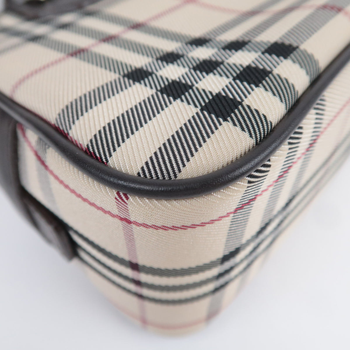 BURBERRY Nova Plaid Small Handbag
