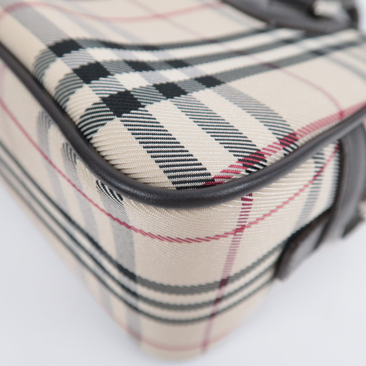 BURBERRY Nova Plaid Small Handbag