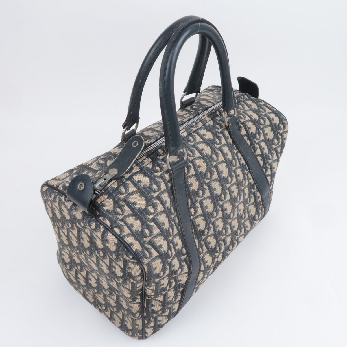 Christian Dior Trotter Canvas Boston Bag