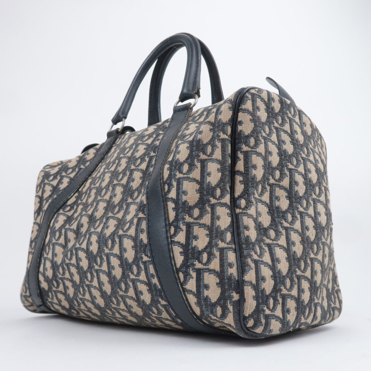Christian Dior Trotter Canvas Boston Bag
