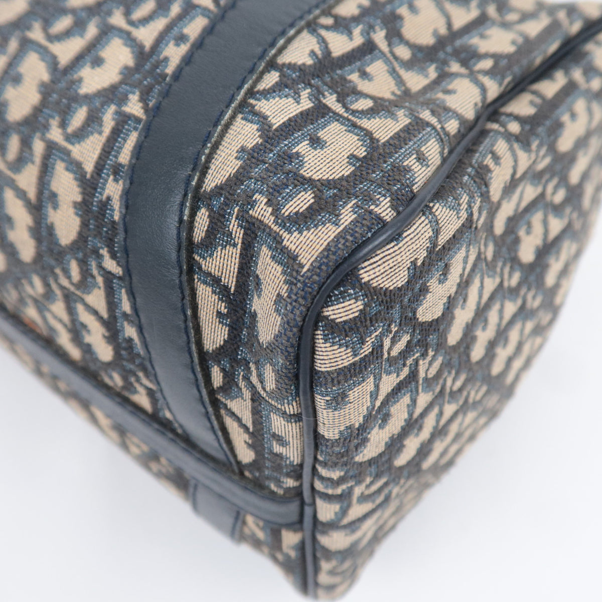 Christian Dior Trotter Canvas Boston Bag