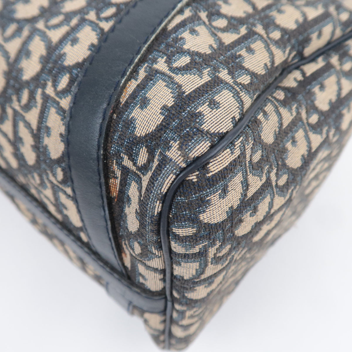 Christian Dior Trotter Canvas Boston Bag