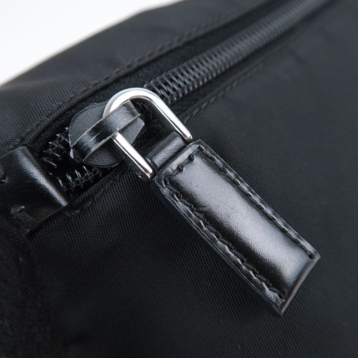 PRADA Nylon Leather Shoulder Bag BT8994