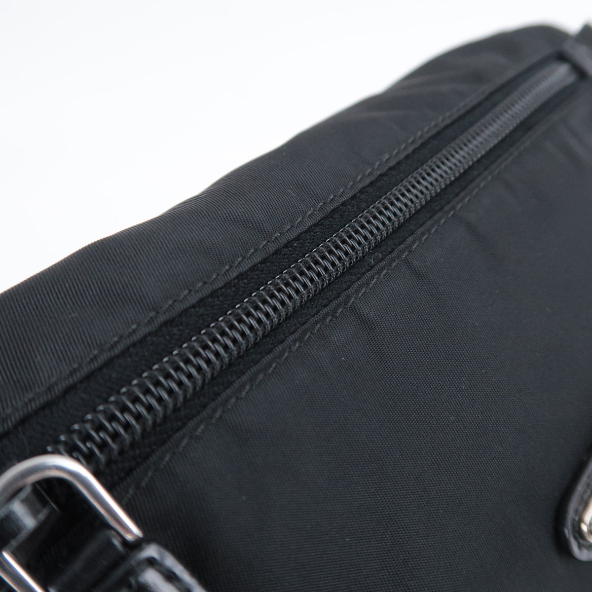 PRADA Nylon Leather Shoulder Bag BT8994