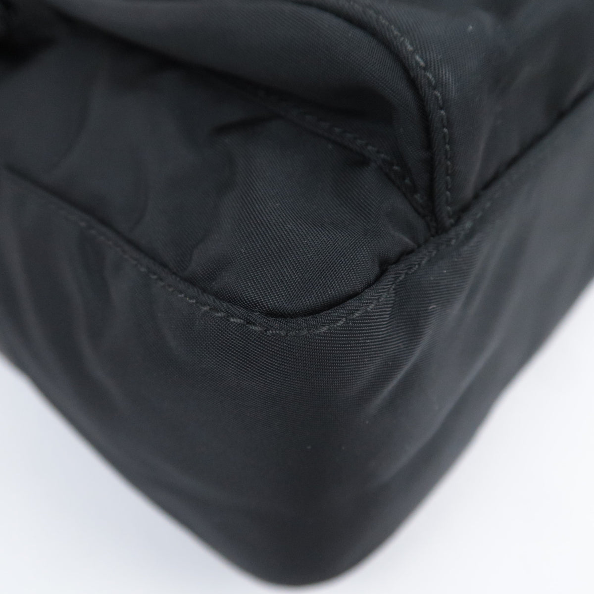 PRADA Nylon Leather Shoulder Bag BT8994