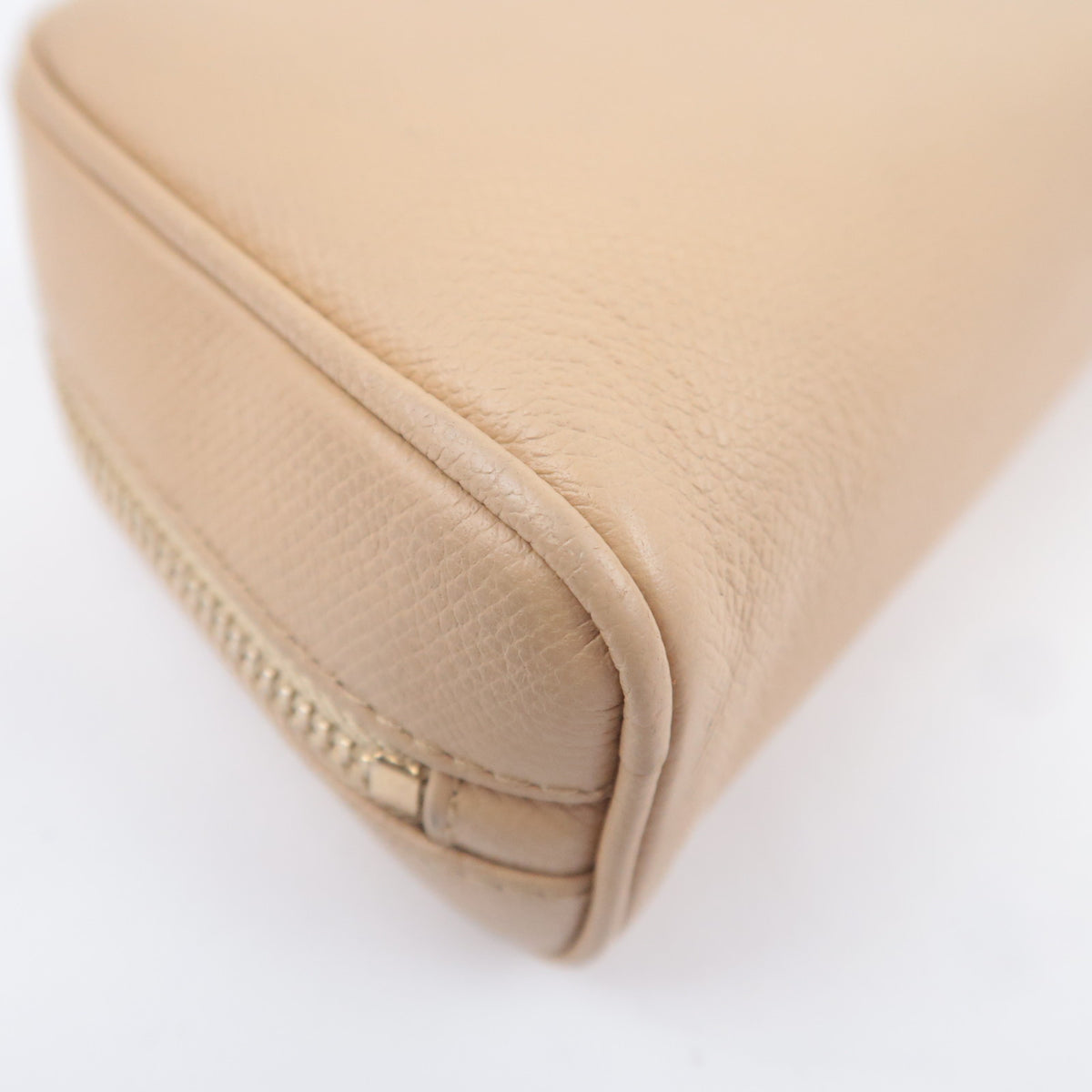 CHANEL Coco Button Small Cosmetic Pouch Caviarskin