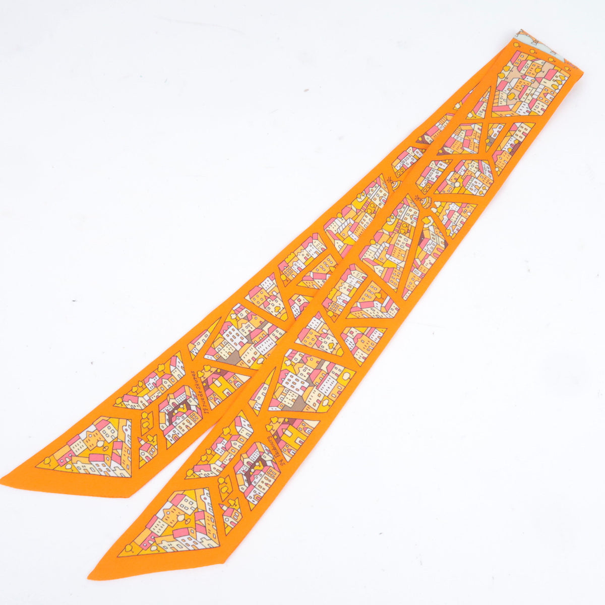HERMES Twilly Scarf Faubourg 24