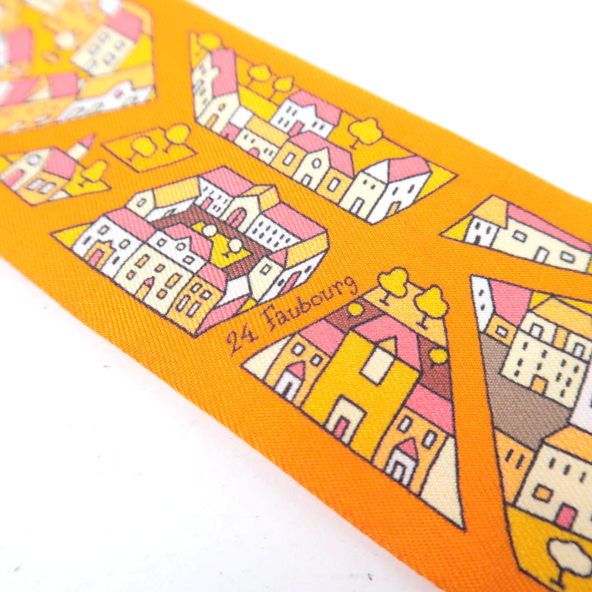 HERMES Twilly Scarf Faubourg 24