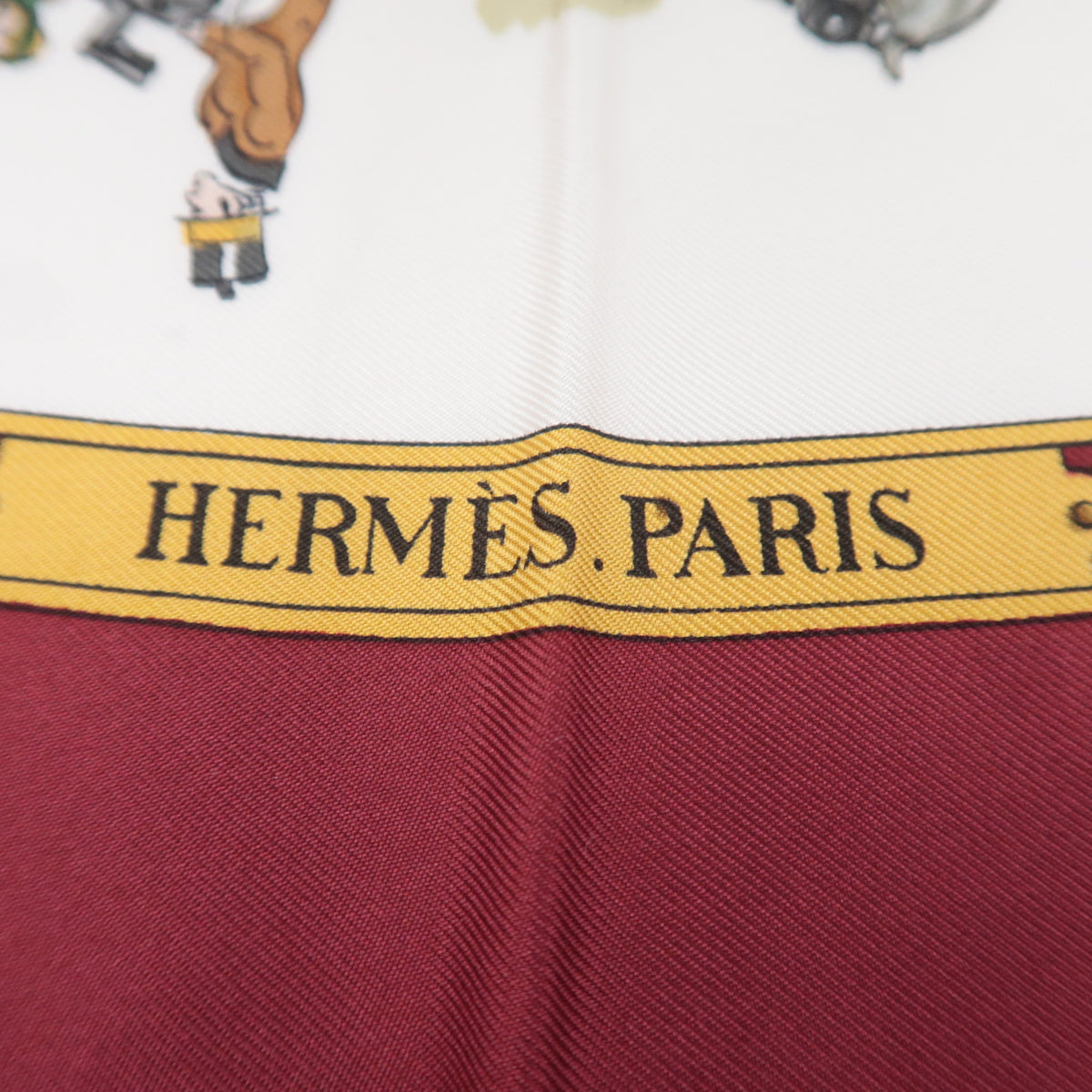 HERMES Carre 90 Scarf La PROMENADE DE LONGCHAMPS
