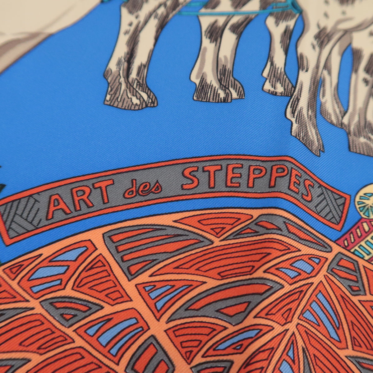 HERMES Carre 90 Scarf ART des STEPPES